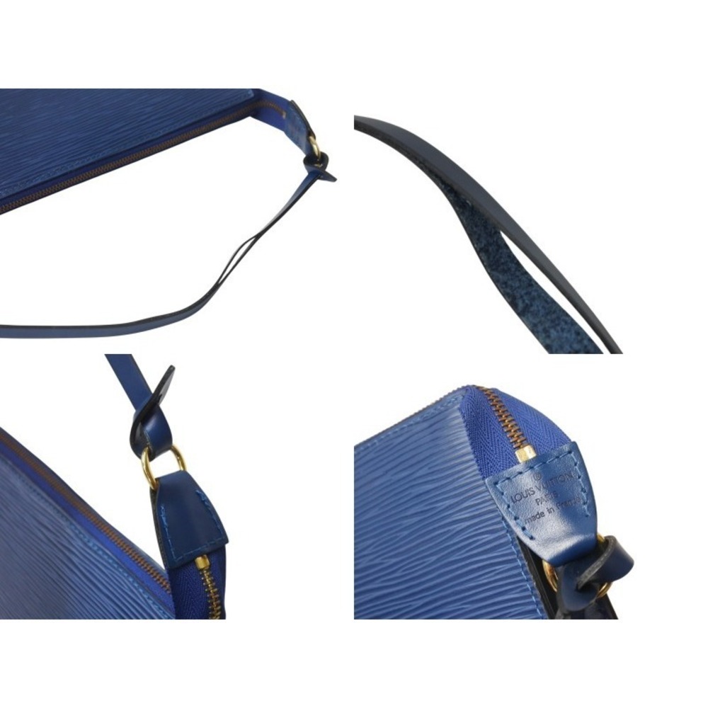 LOUIS VUITTON Pochette Accessoires One Shoulder Hobo bag Epi leather blue - Picture 5 of 8